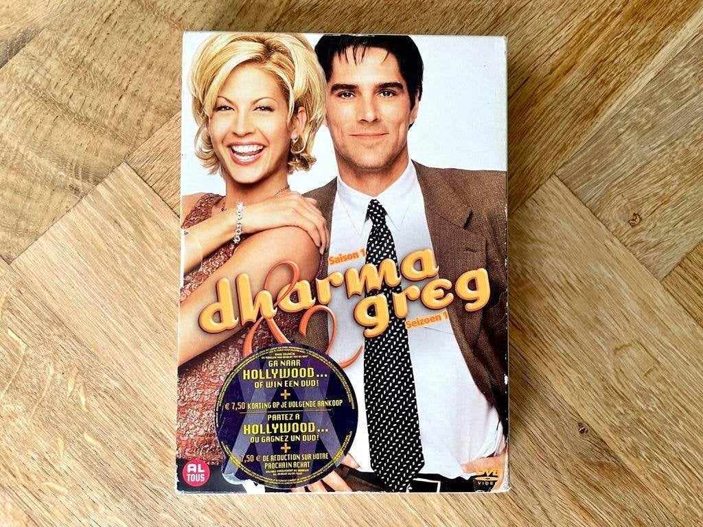 Dharma & Greg - Seizoen 1 op DVD (krasvrij, met NL), Engels, Seizoen 1, Alle leeftijden, Nederlands