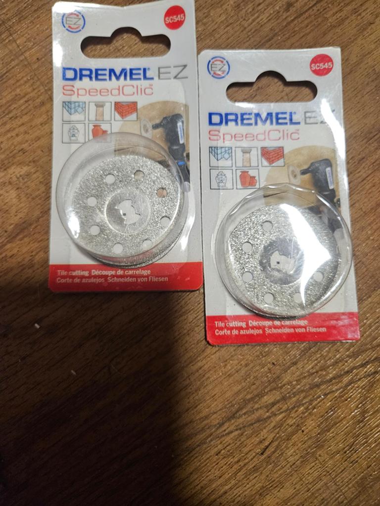 Dremel EZ SpeedClic SC545 Tegelsnijschijf (2 stuks), Ophalen of Verzenden, Nieuw