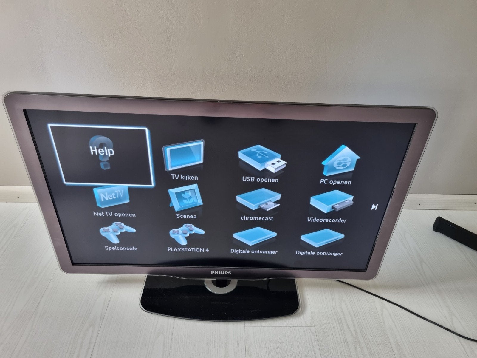 Philips 37PFL7605H LCD TV - 94 cm (37 inch) Full HD, Ophalen, Philips, Gebruikt, 50 Hz