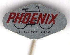 Phoenix rijwielen fietsen blik speldje ( H_187 ), Verzenden, Zo goed als nieuw, Transport, Speldje of Pin