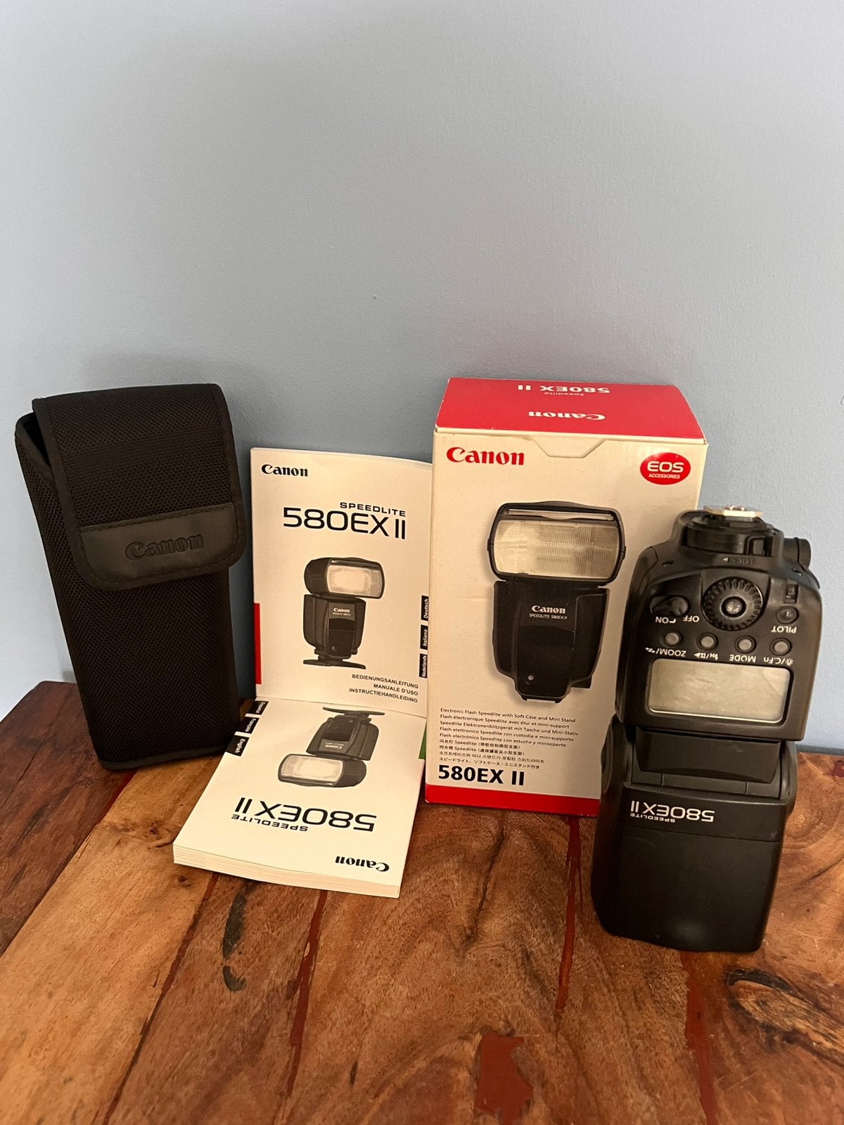 Canon Speedlite 580EX II Flash – Complete Boxed Set, Ophalen, Gebruikt, Canon, Canon