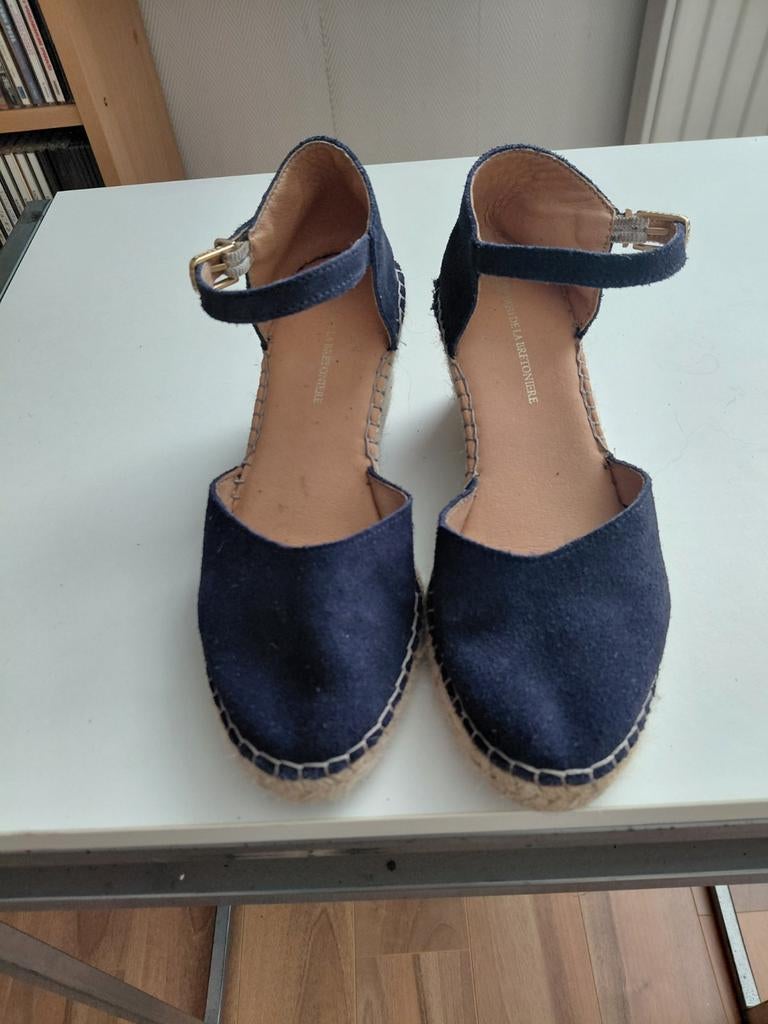 Fred de la bretoniere schoenen, Ophalen, Blauw, Sneakers of Gympen, Gedragen