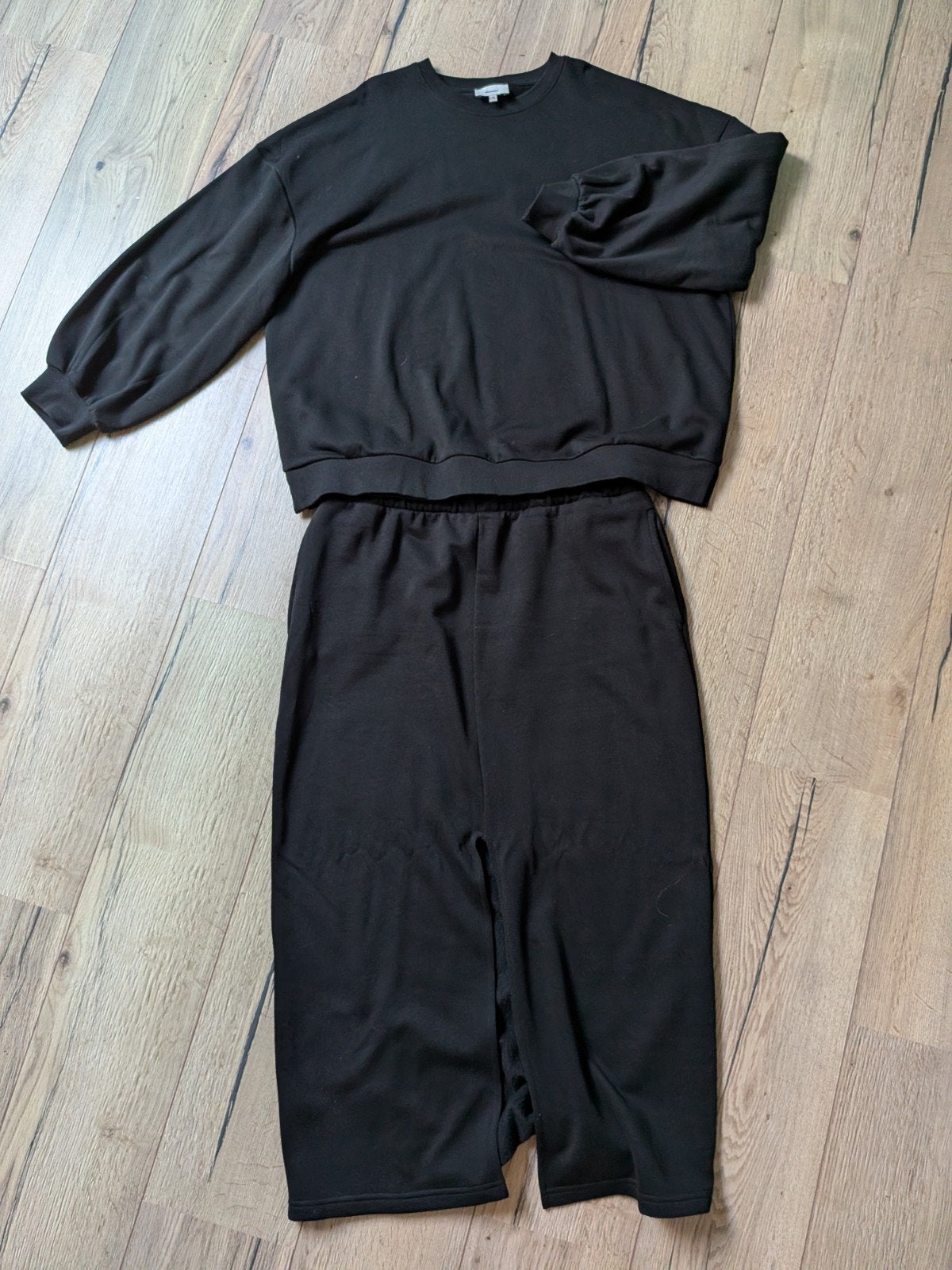 Set van Shoeby , sweater met sweat rok XL, zwart, Kleding | Dames, Rokken, Ophalen, Zwart, Maat 46/48 (XL) of groter, Zo goed als nieuw