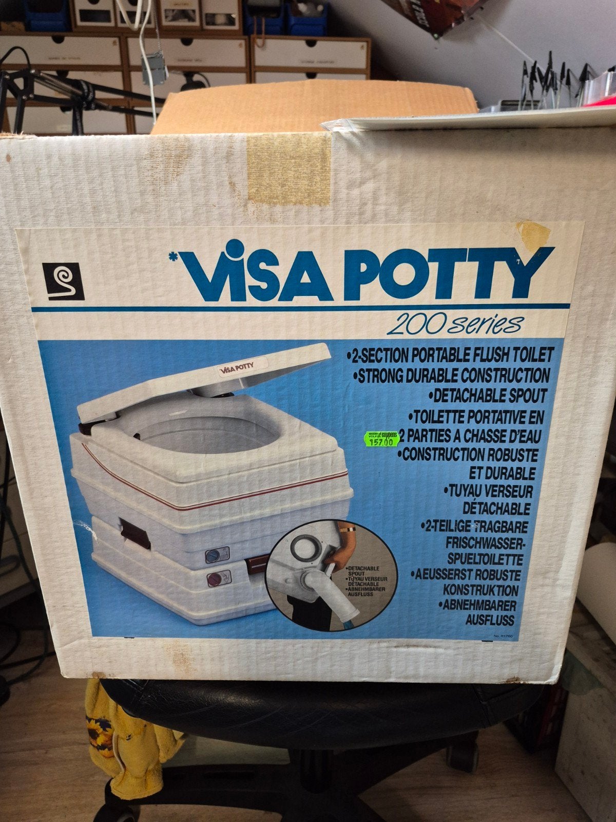 Visa Potty 200 Series Draagbaar Chemisch Toilet, Ophalen of Verzenden