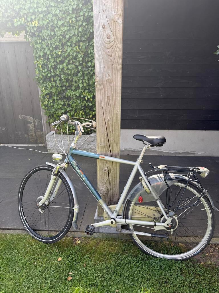 Gazelle herenfiets - opknapper voor extra ronde, Ophalen, Gebruikt, Versnellingen, 57 tot 61 cm