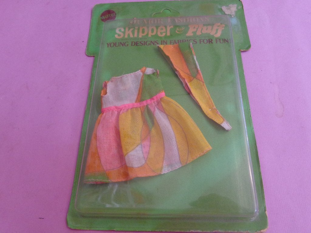 Barbie vintage Skipper & Fluff  Skimmer N' scarf NRFB, Ophalen of Verzenden, Gebruikt, Kleertjes