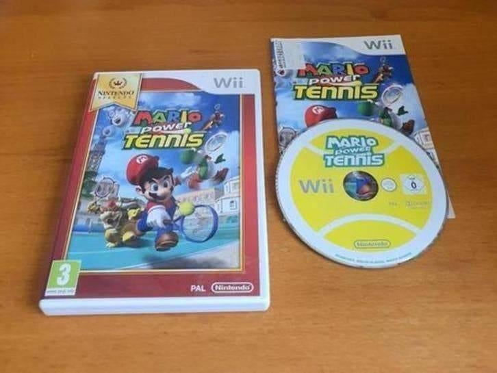 Wii | Mario Power Tennis, Spelcomputers en Games, Games | Nintendo Wii, Gebruikt, Ophalen of Verzenden, Sport, 3 spelers of meer