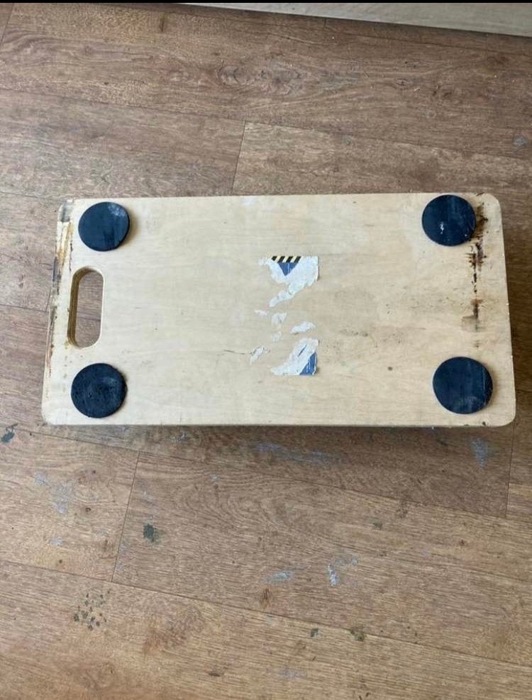 Houten transportroller met wielen, Ophalen, Gebruikt, Transportkar