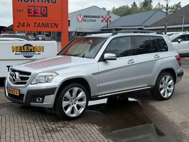 Mercedes-Benz GLK-Klasse 350 4MATIC leer trekhaak bovag gara, Auto's, Automaat, Zwart, Leder, 102 €/maand