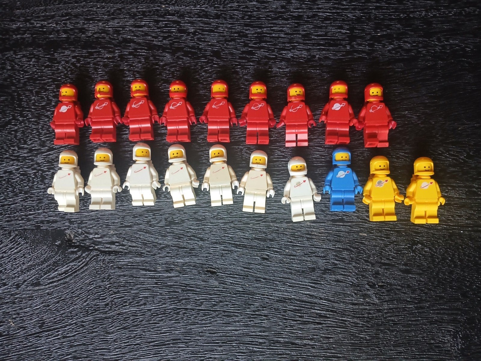 Lego minifigure astronauten, Gebruikt, Lego, Ophalen of Verzenden, Compleet