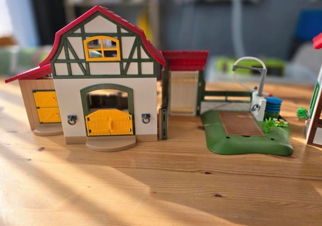 Grote Playmobil Verzameling: Boerderij, Camping, Dieren en m, Kinderen en Baby's, Speelgoed | Playmobil, Ophalen, Gebruikt, Complete set