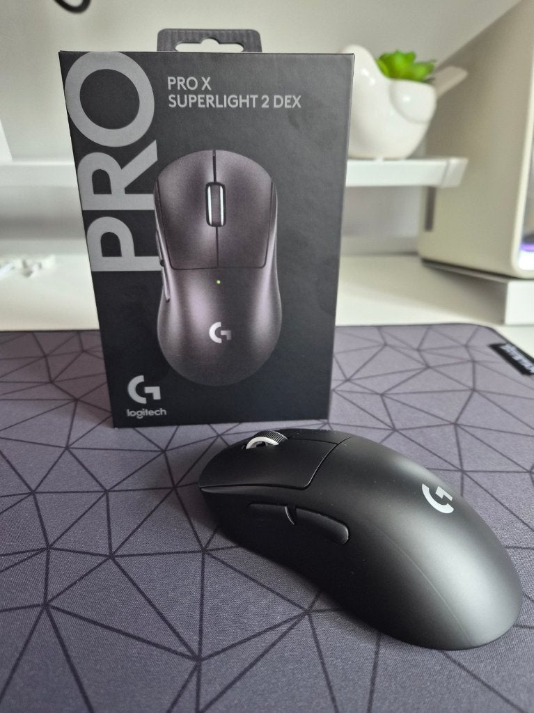 Logitech Pro X Superlight 2 DEX - Black, Computers en Software, Rechtshandig, Muis, Logitech., Nieuw