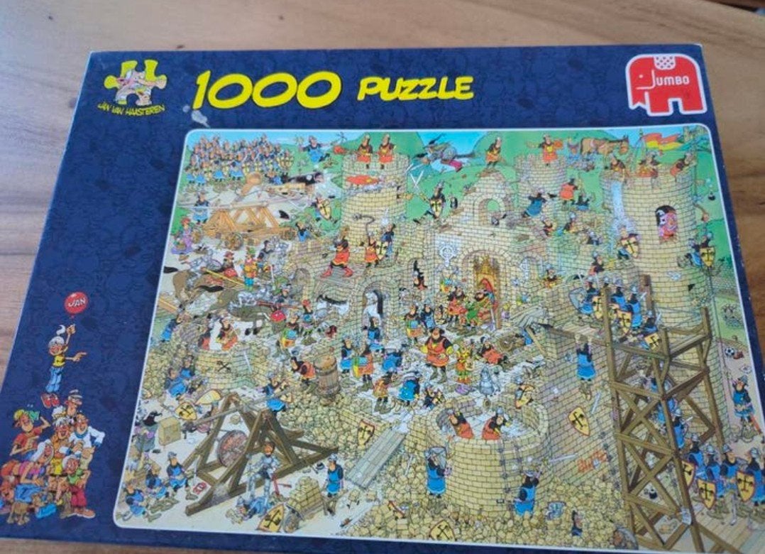 Jan van Haasteren puzzel 'De Burcht' - 1000 stukjes, Ophalen of Verzenden, Zo goed als nieuw, Legpuzzel
