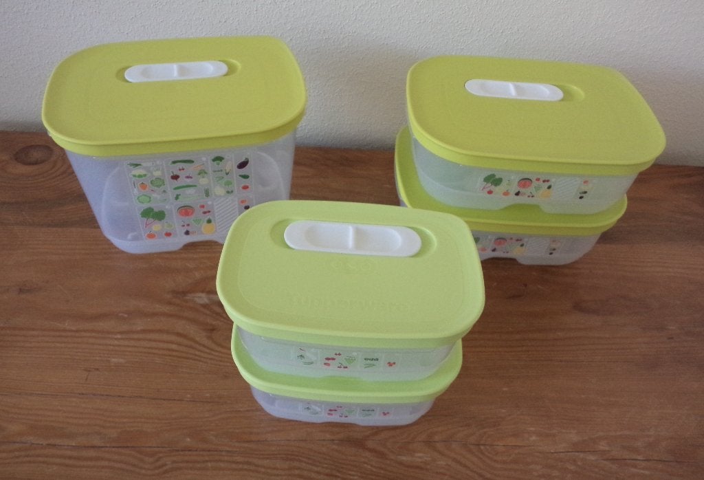 Tupperware Ventismart 5-delig (nieuw), Ophalen, Overige kleuren, Bewaardoos, Met deksel