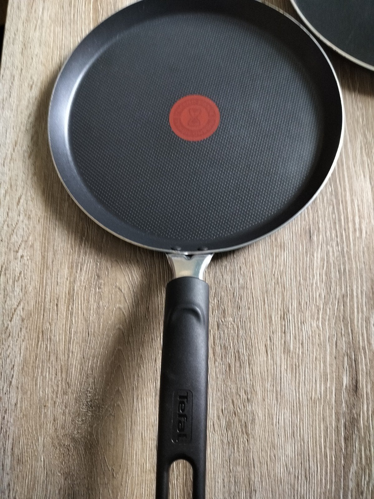 Tefal pannenkoekenpan - Zo goed als nieuw, Huis en Inrichting, Ophalen of Verzenden, Zo goed als nieuw, Rvs, Tefal
