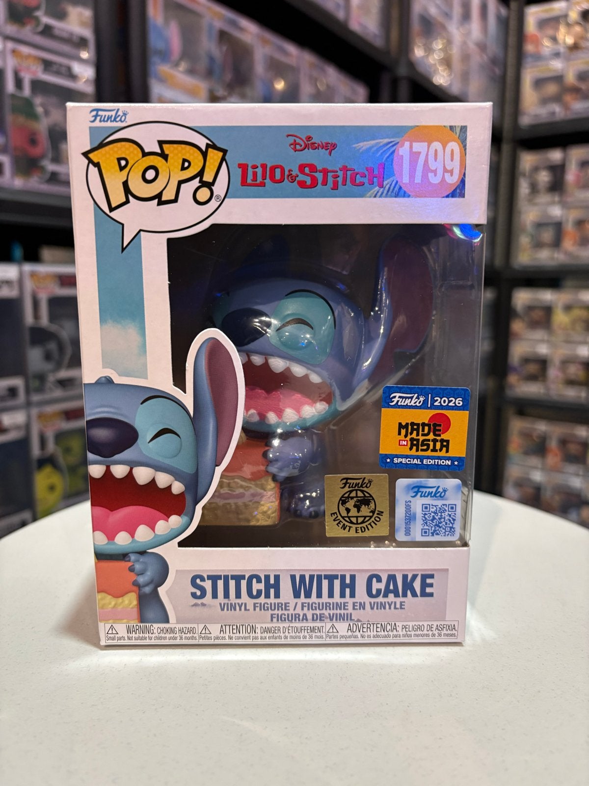 Funko Pop! Disney Lilo & Stitch - Stitch with Cake, Ophalen of Verzenden, Nieuw, Jongen of Meisje