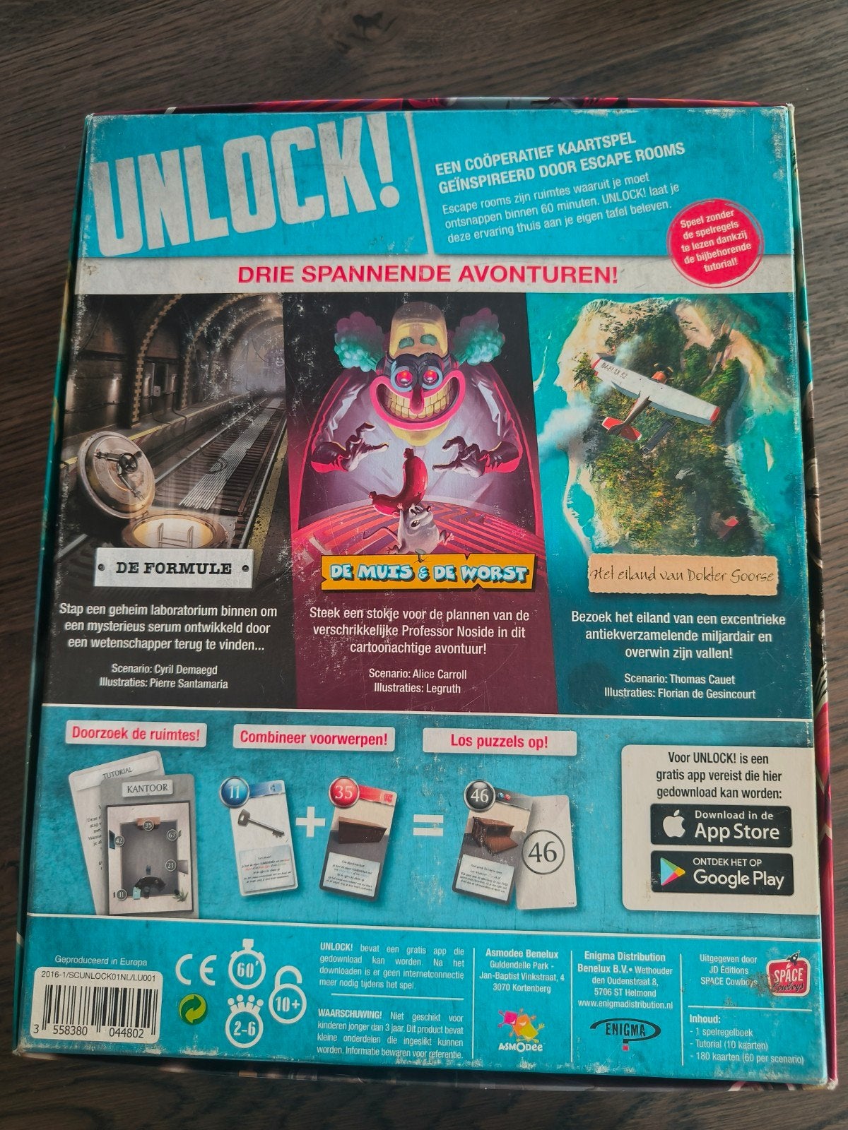 Unlock spel, Ophalen of Verzenden
