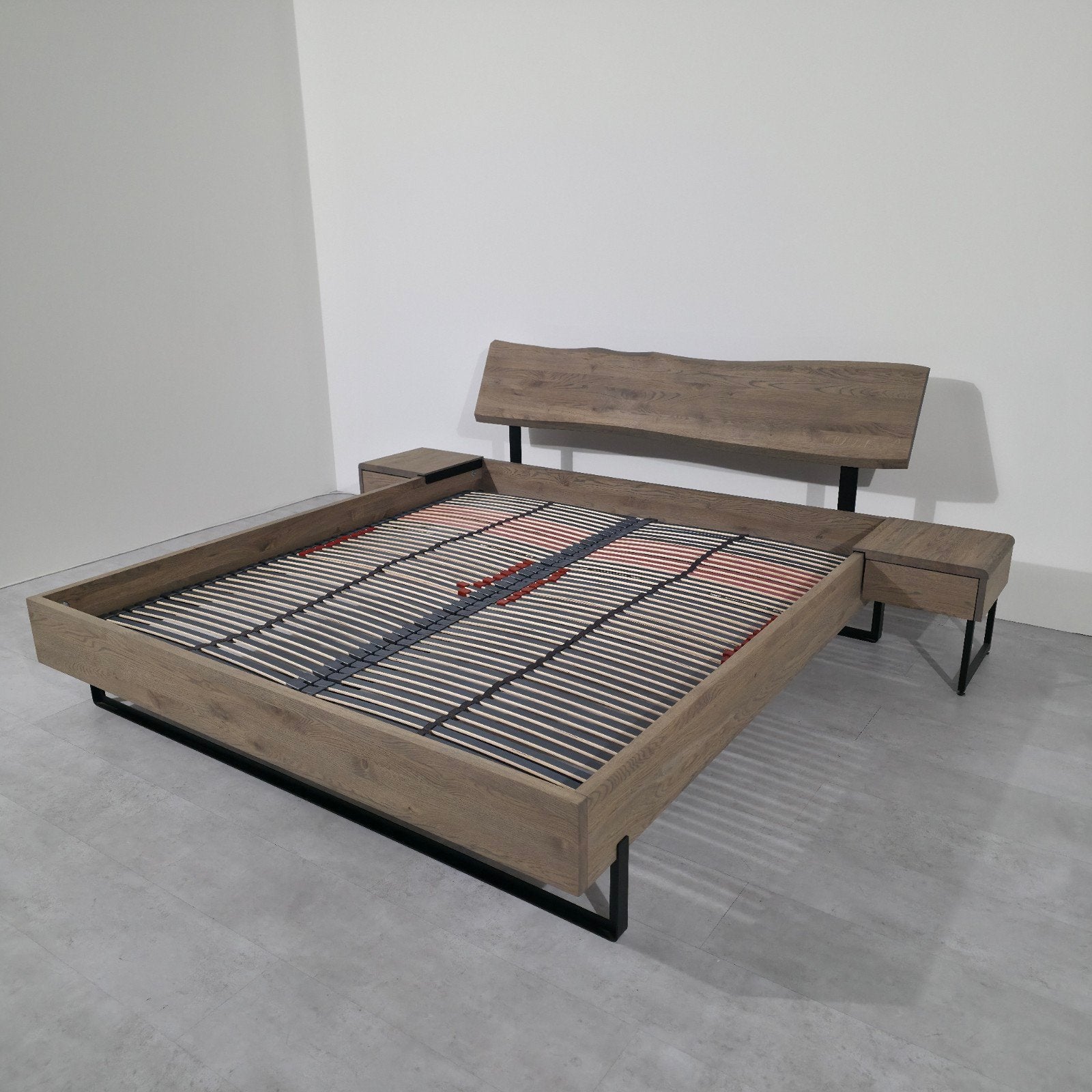 Swiss Sense Balance Raw Bed 180x200 met Lattenbodems, Verstelbaar, Tweepersoons, Ophalen of Verzenden, Zo goed als nieuw