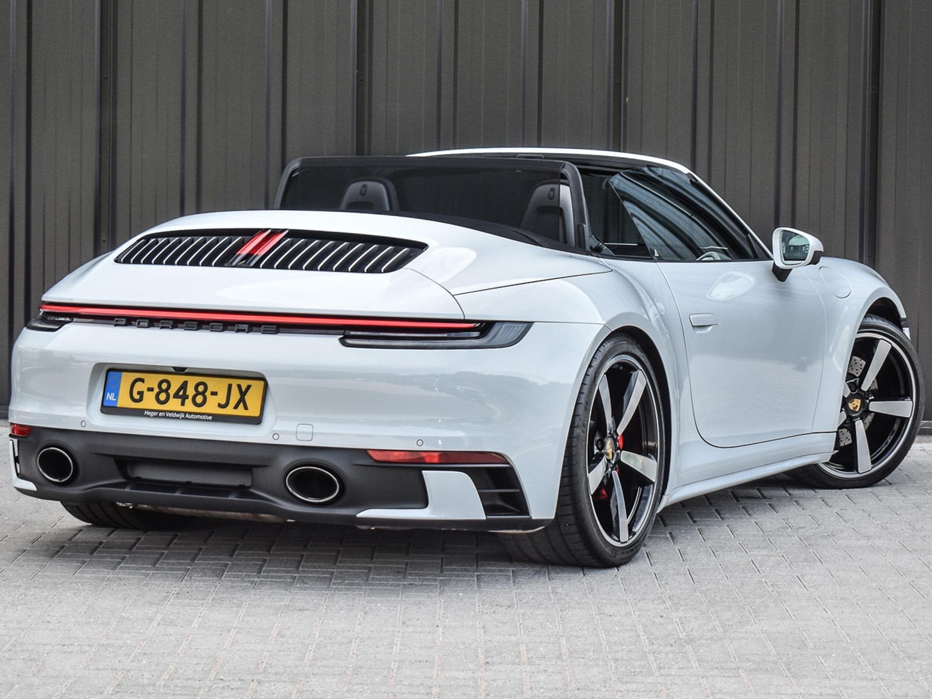 Porsche 911 Cabrio 3.0 Carrera 4 S NL-Auto 451pk | Sport des, Automaat, Cabriolet, 4 stoelen, Wit