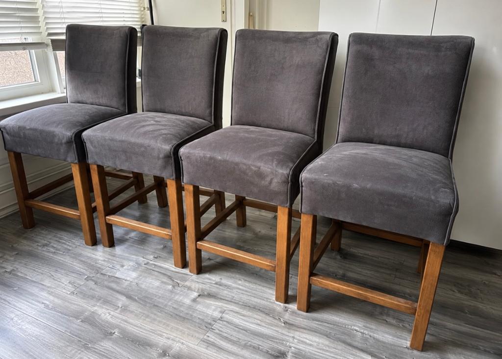 “4 prachtige eetkamerstoelen van Loods 5, Ophalen of Verzenden, Zo goed als nieuw, 60 tot 90 cm