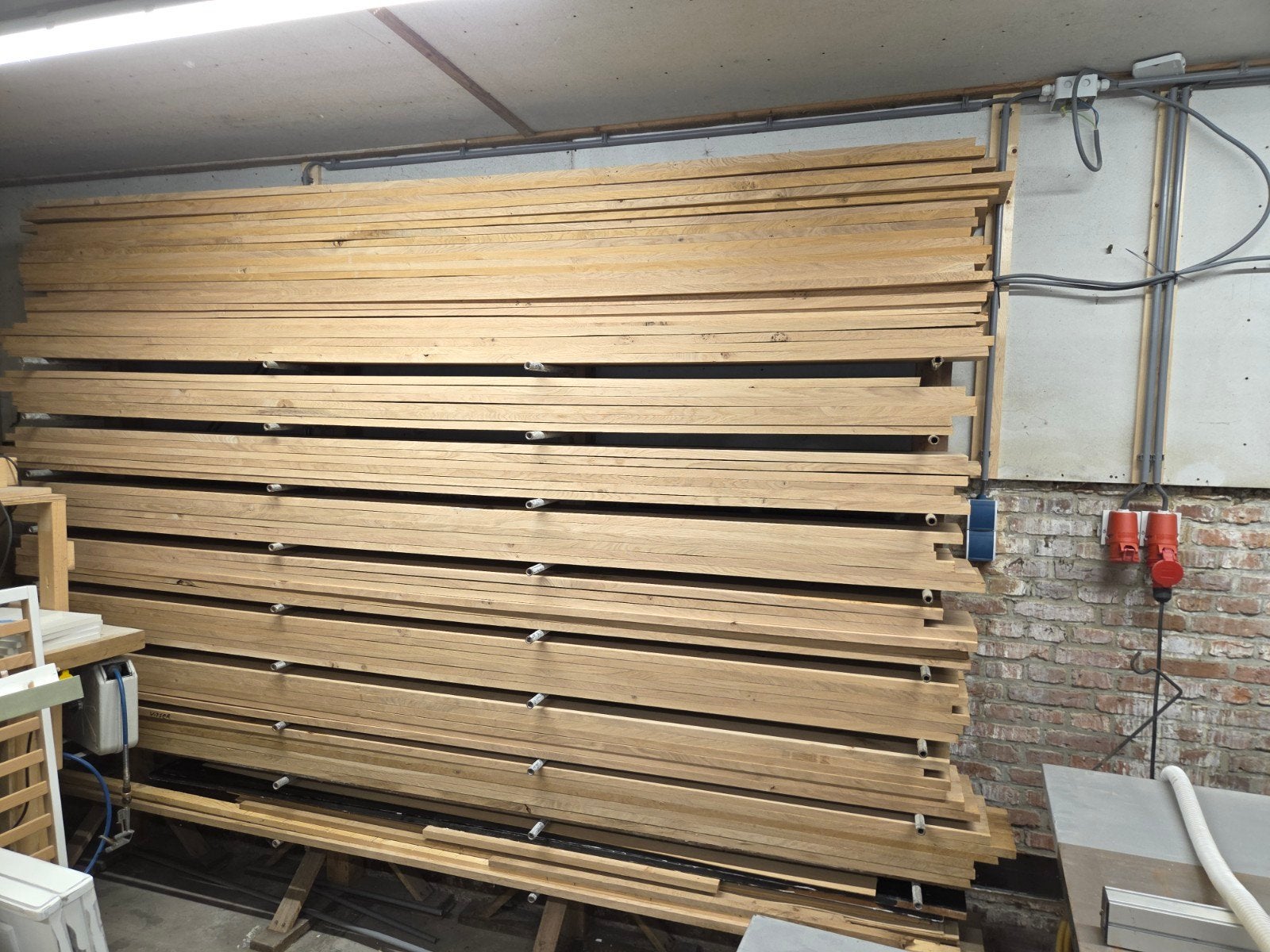 Eikenhout planken 3000 x 230 x 23, Ophalen, Minder dan 25 mm, Eiken, Nieuw