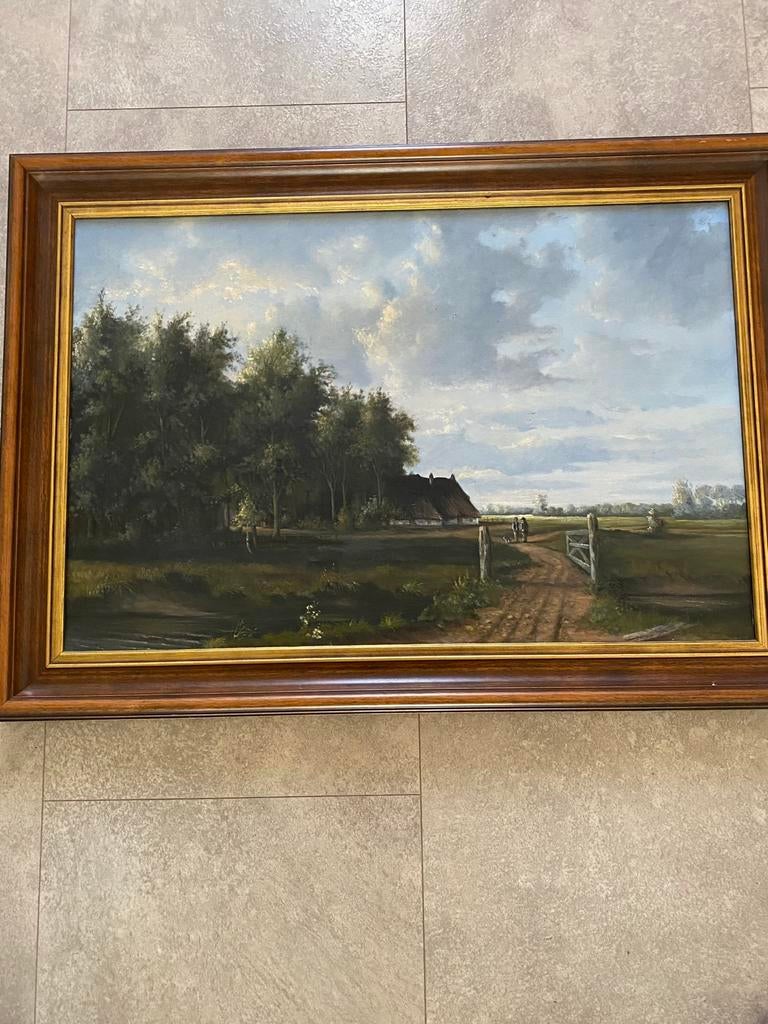 Gesigneerd schilderij van Wietske Hendrik Setz, Ophalen of Verzenden