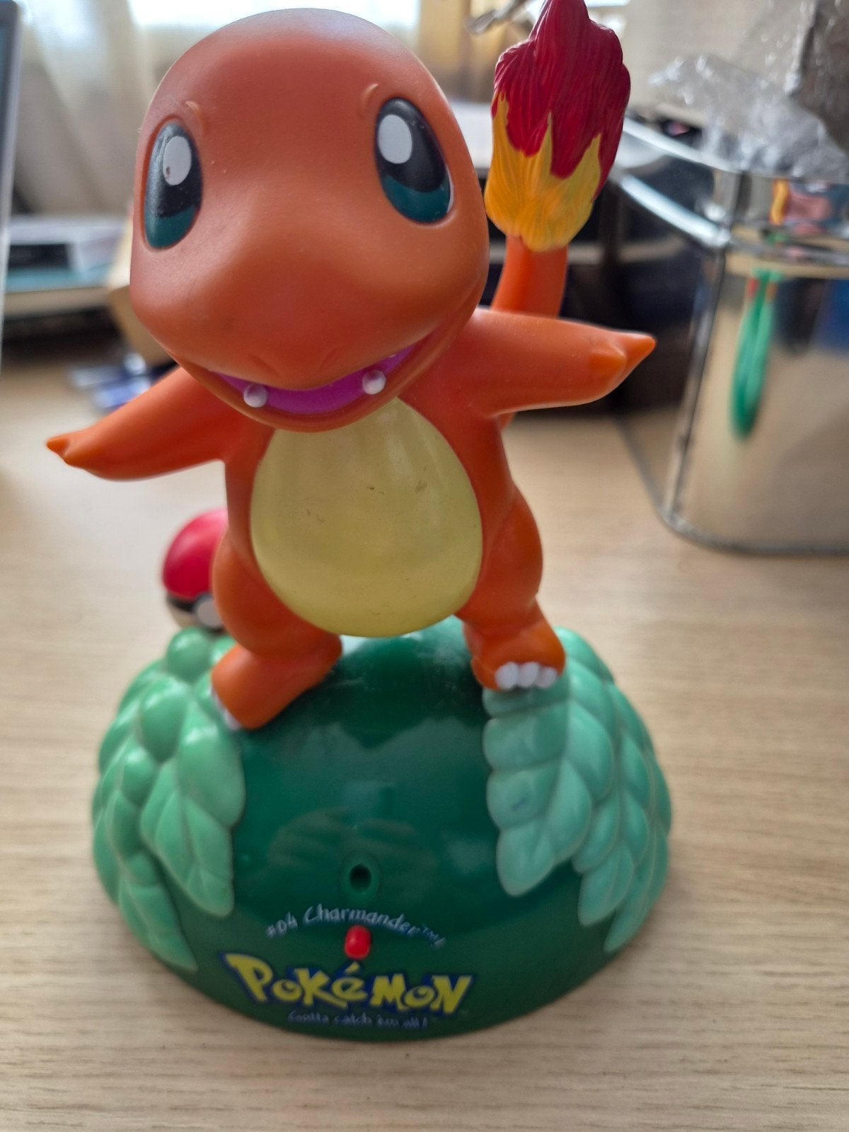 Vintage Pokémon Charmander figuur met geluid (1998), Ophalen of Verzenden