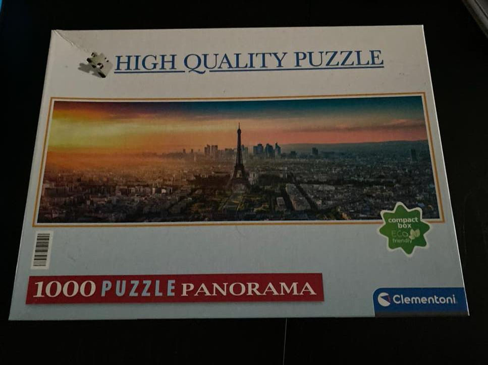 Panorama Parijs puzzel van 1000 stukjes, Ophalen, 500 t/m 1500 stukjes, Nieuw