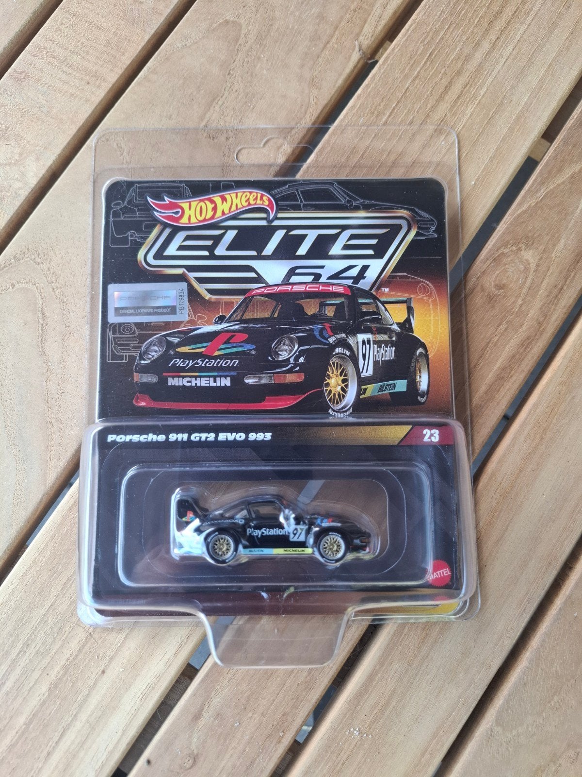 Hot Wheels Elite 64 - Porsche 911 GT2 EVO 993, Ophalen of Verzenden, Nieuw, Auto