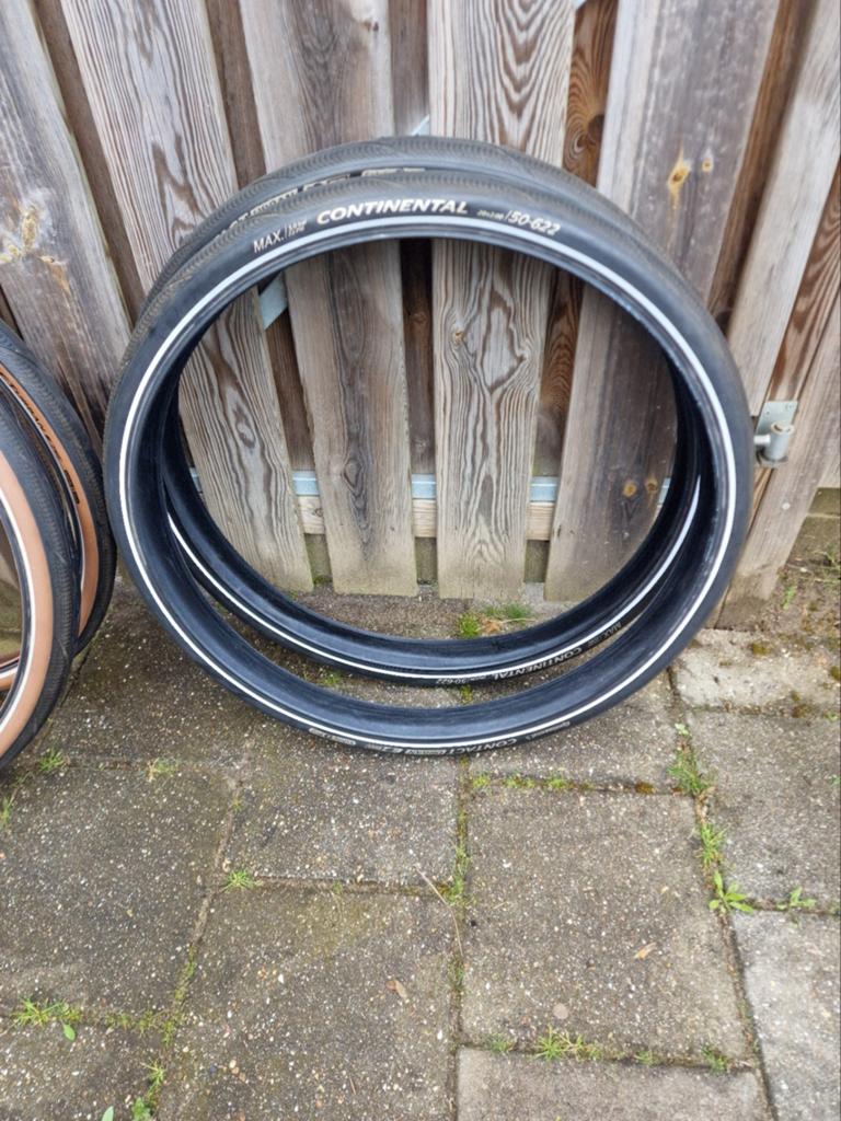 Buitenbad set continental elektrische fiets, Ophalen, Band, Elektrische fiets, Zo goed als nieuw