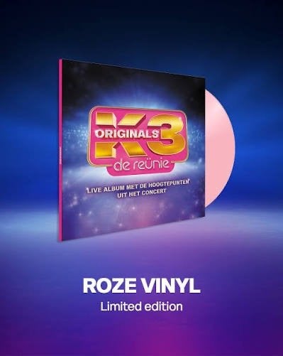 Gezocht! K3 Originals live lp roze, Ophalen of Verzenden, 2020 tot heden, Nieuw in verpakking, 12 inch