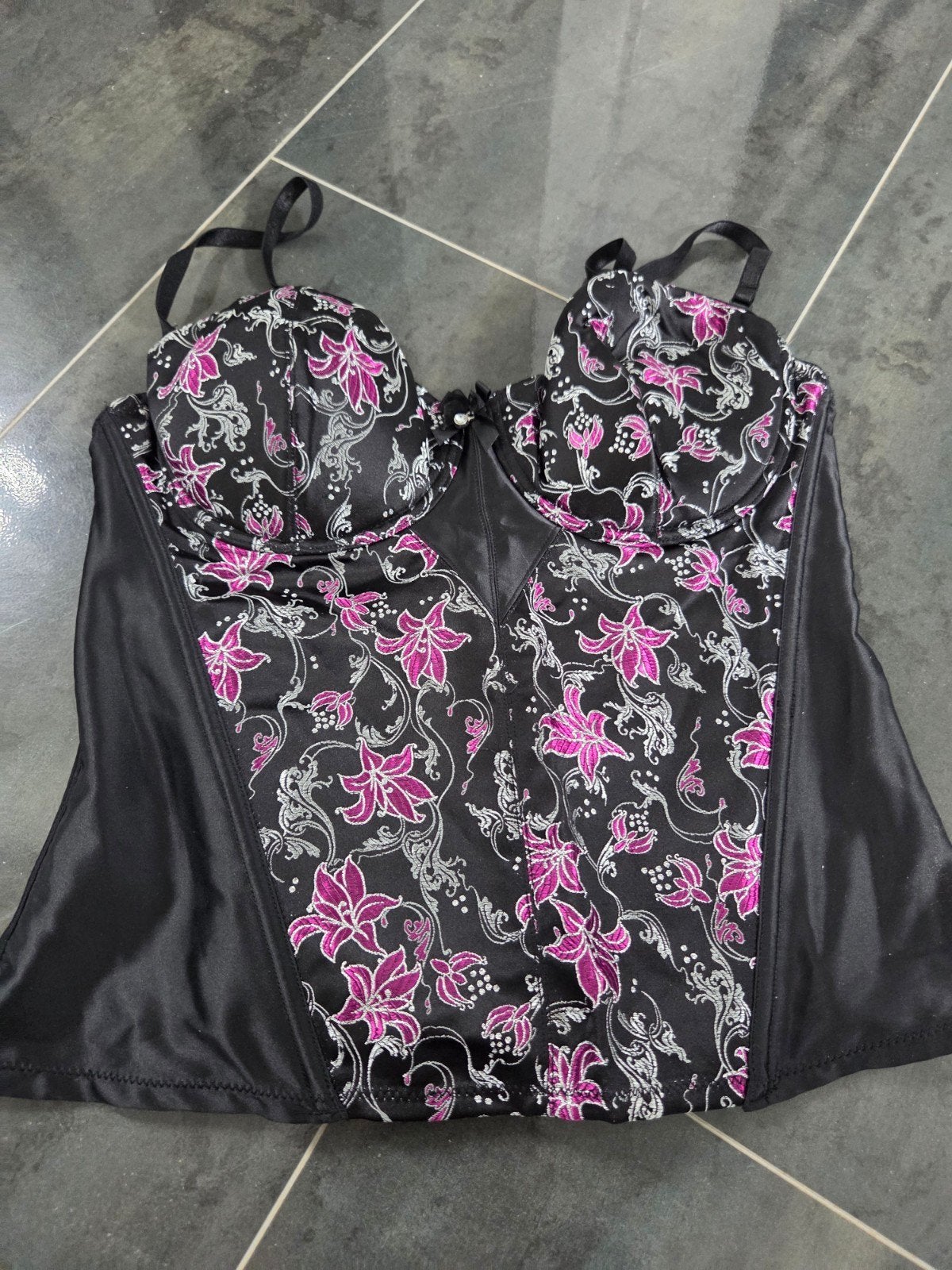 Corset / bustier, Verzenden, Zwart, Body of Korset