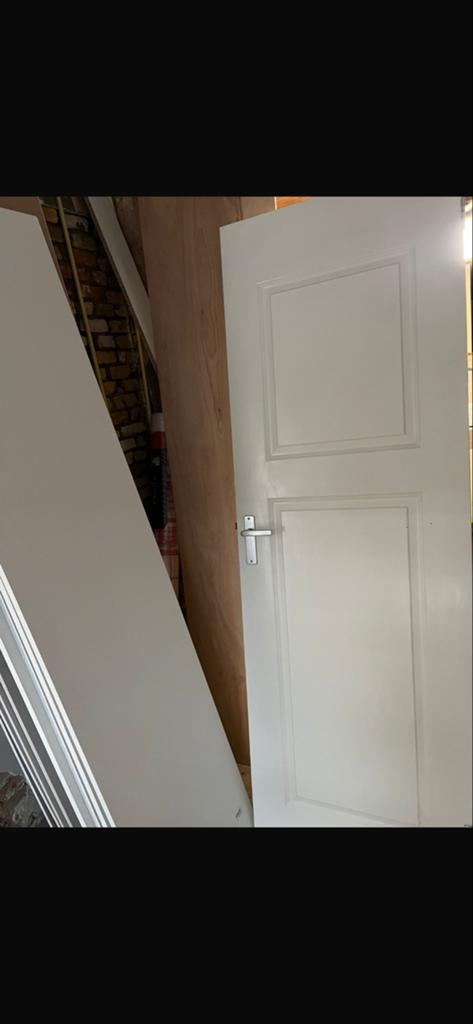 Set van 2 binnendeuren, diverse afmetingen, Gebruikt, 80 tot 100 cm, Binnendeur, Ophalen of Verzenden