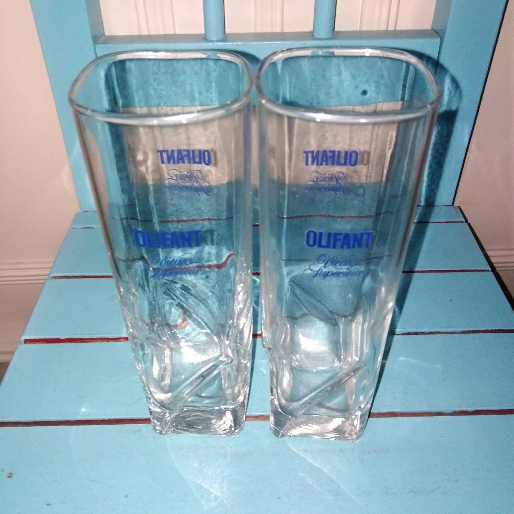 Olifant vieux glazen 2 stuks, Verzamelen, Glas en Borrelglaasjes, Ophalen, Gebruikt, Overige typen