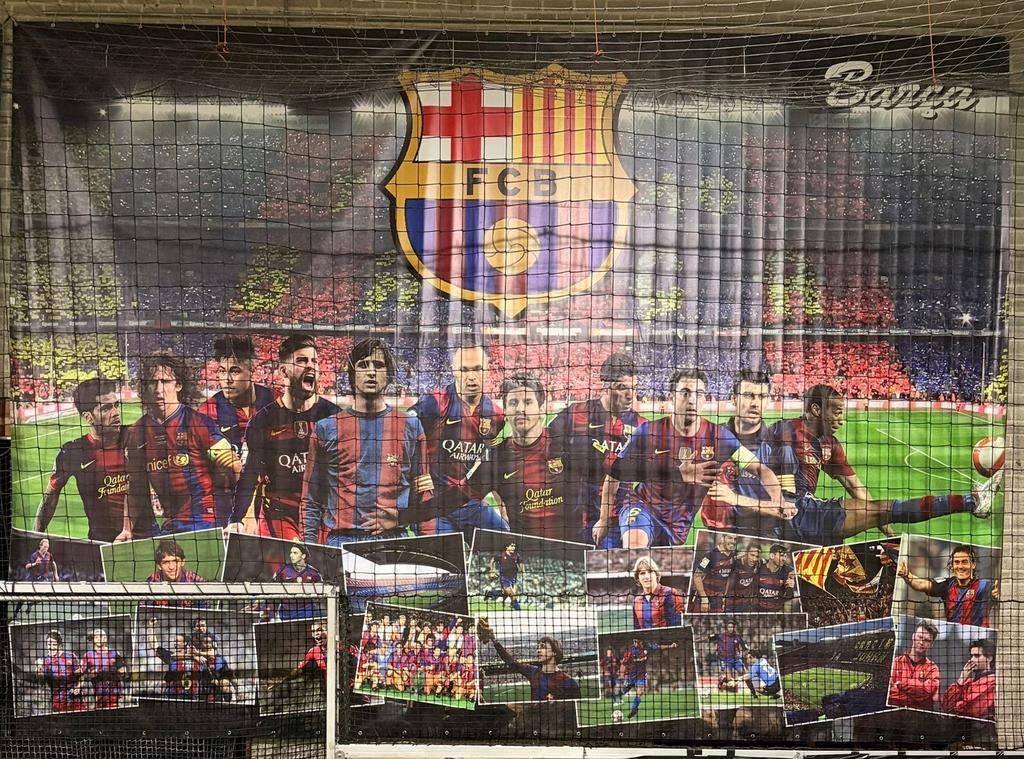 Mega spandoek FC Barcelona 700x500cm, Ophalen, Buitenlandse clubs