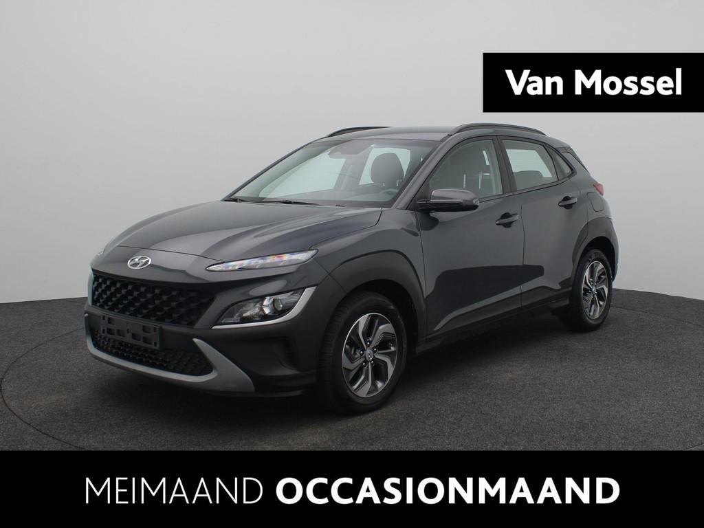 Hyundai Kona 1.6 GDI HEV Comfort Smart Automaat | Navigatie, Auto's, Hyundai, 12 maanden, Stof, Gebruikt, Euro 6
