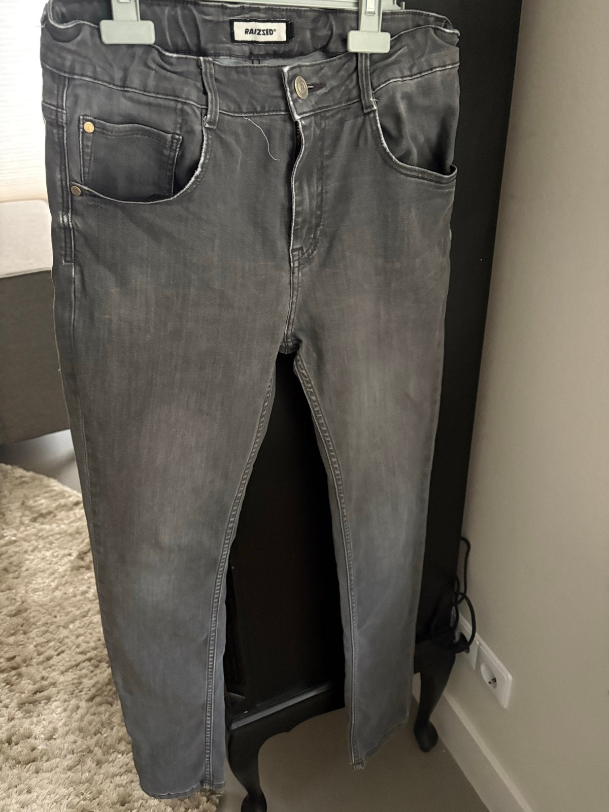 Raizzed Tokyo jeans maat 170 - Grijs, Kinderen en Baby's, Kinderkleding | Maat 170, Ophalen of Verzenden, Gebruikt, Jongen of Meisje