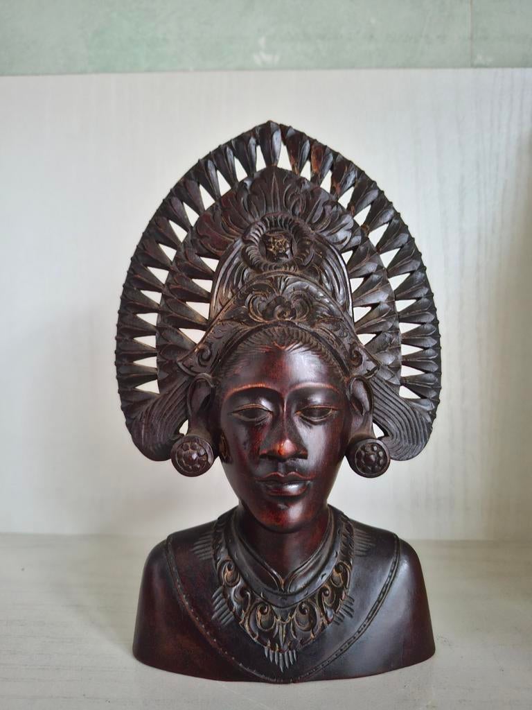 Oude klein voormaat buste Balinese Djanger danseres/jaren'50, Ophalen of Verzenden