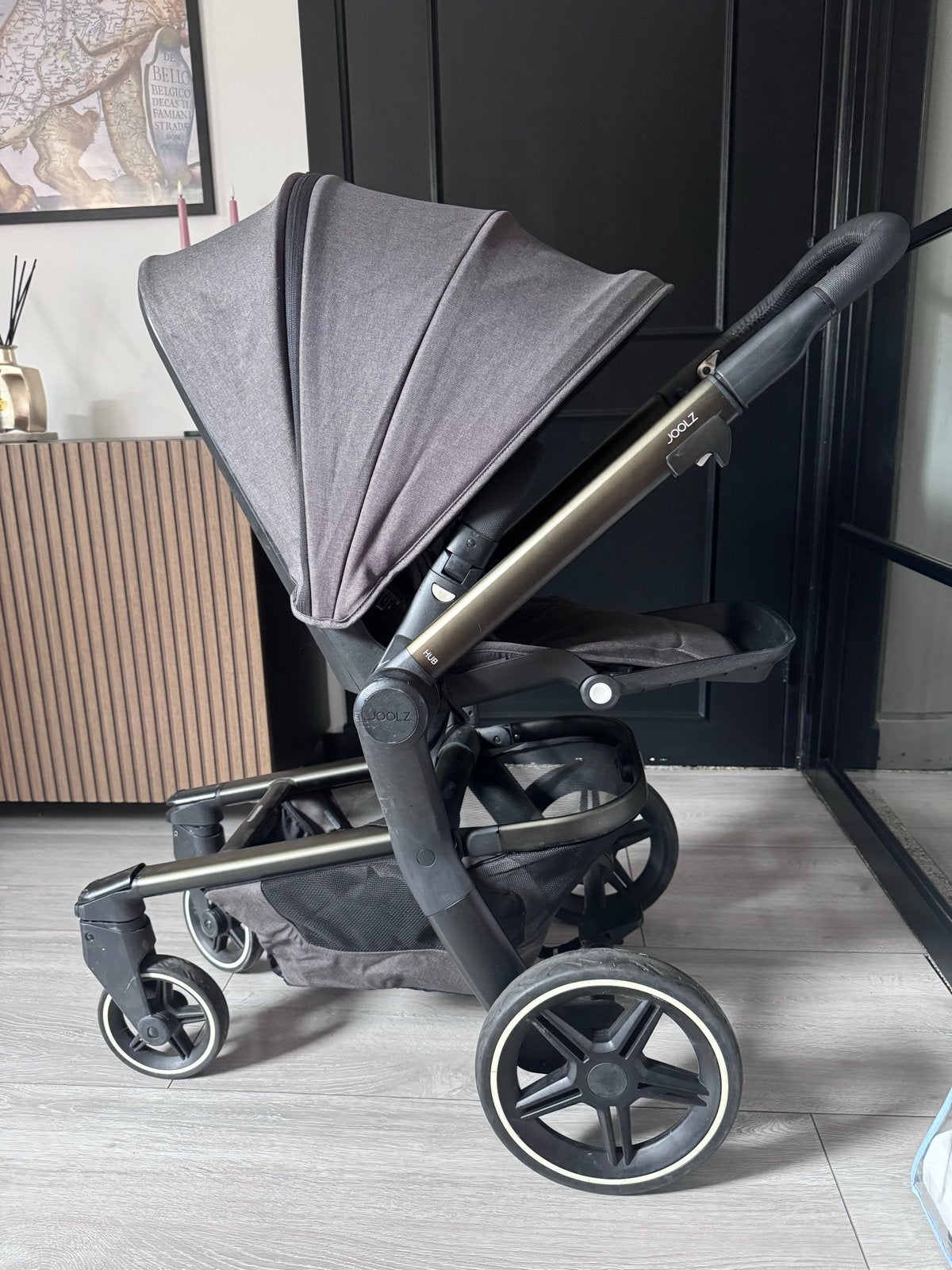 Joolz Hub + Stijlvol en Compact, Kinderen en Baby's, Kinderwagens en Combinaties, Gebruikt, Verstelbare duwstang, Combiwagen, Ophalen
