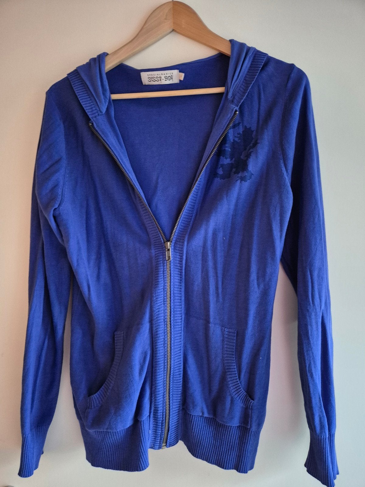 Sissy-Boy vest met capuchon - Maat L, Blauw, Maat 42/44 (L), Sissy-Boy, Ophalen of Verzenden