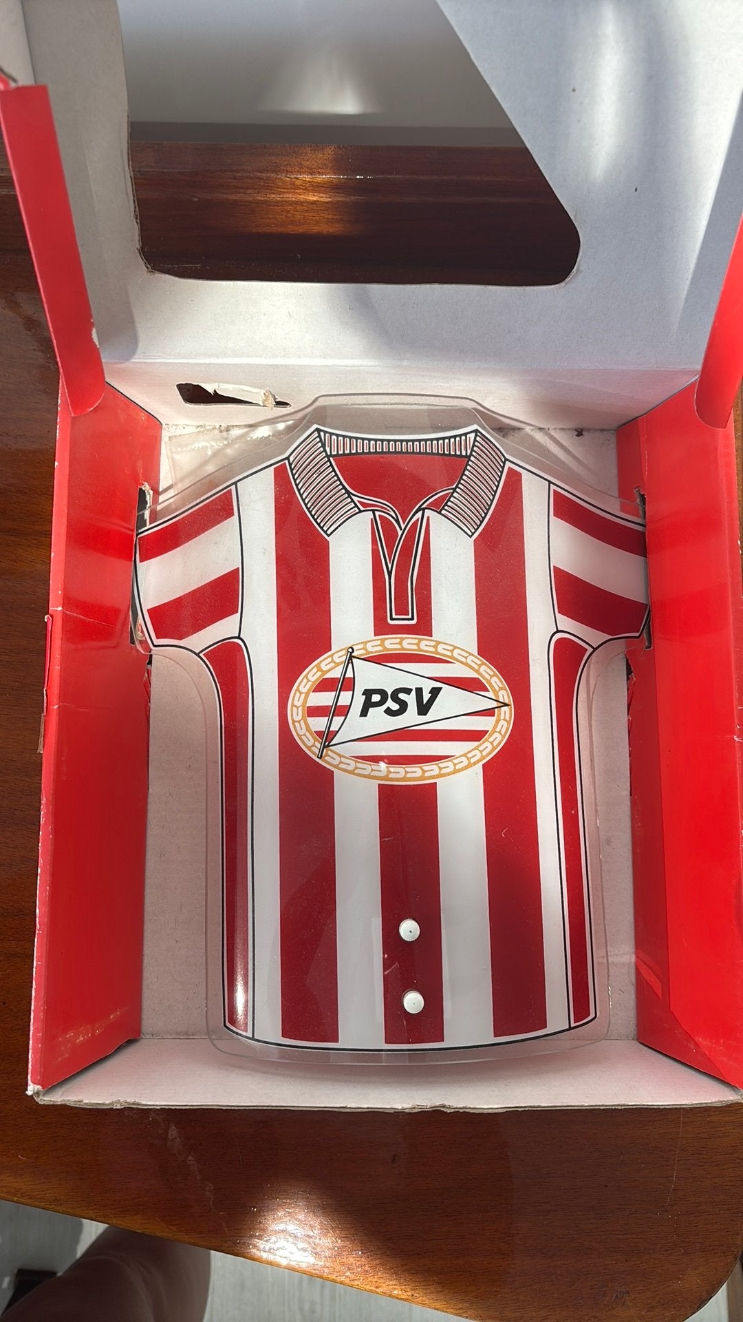 PSV wandlamp, Ophalen, Zo goed als nieuw, Glas