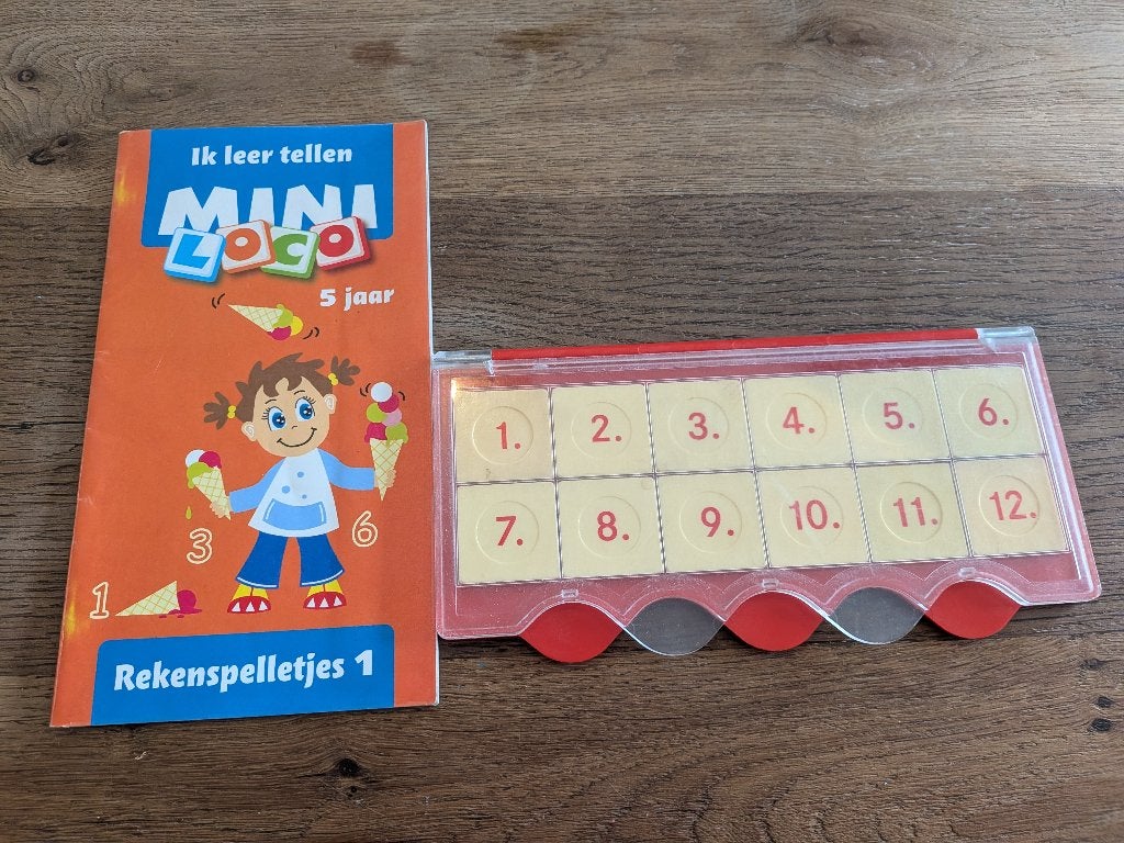 Mini Loco inclusief ik leer tellen boekje, Ophalen, Gebruikt