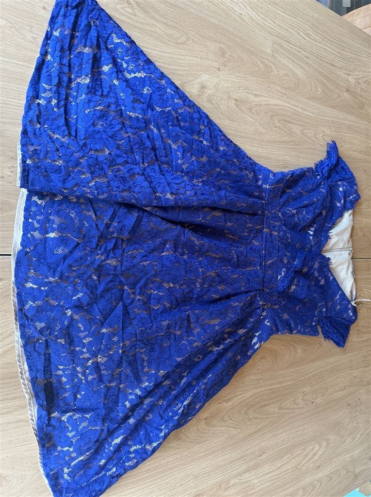 Eliza J Kobaltblauwe Fit & Flare Jurk - Maat 12/14, Kleding | Dames, Ophalen of Verzenden, Zo goed als nieuw, Maat 38/40 (M)