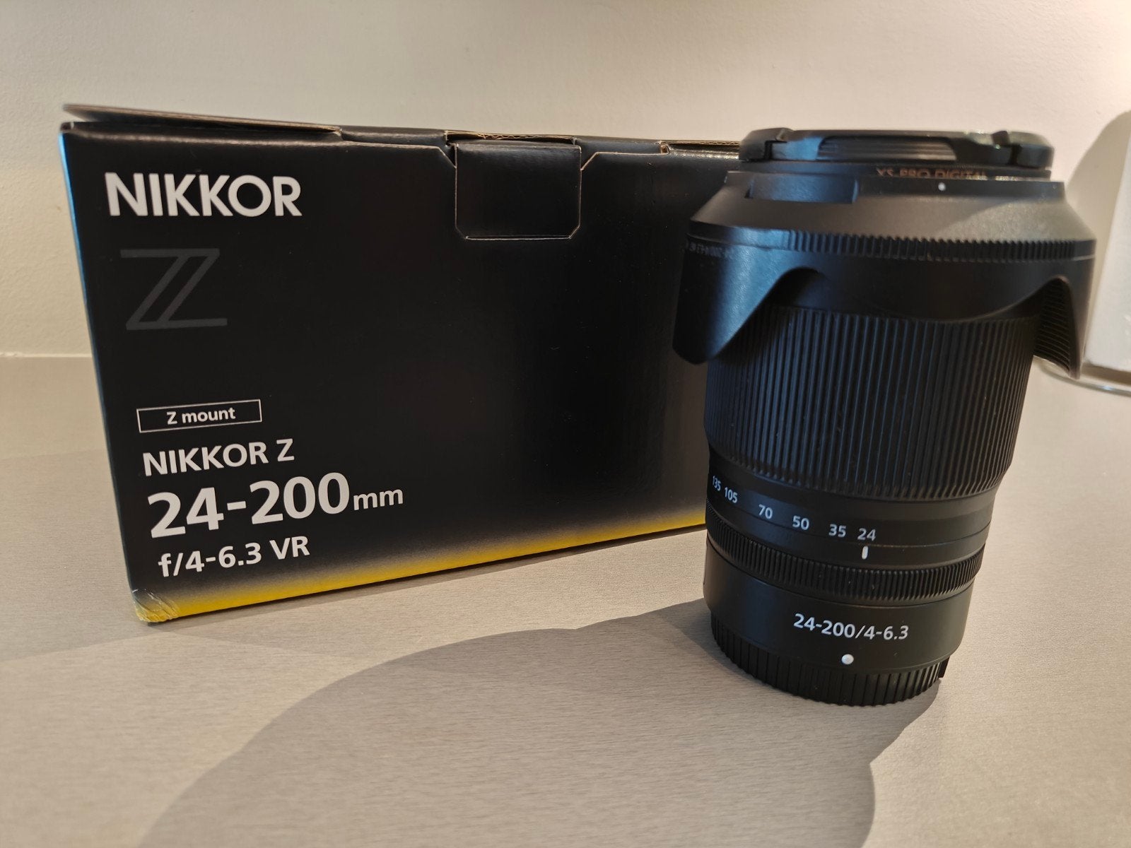 Nikon Nikkor Z 24-200mm f/4-6.3 VR + UV filter, met doos, Ophalen of Verzenden, Telelens, Zoom