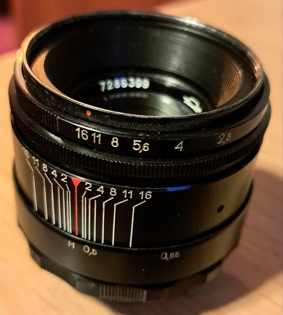 KMZ Helios 44-2 - M42, Audio, Tv en Foto, Fotografie | Lenzen en Objectieven, Ophalen of Verzenden, Standaardlens
