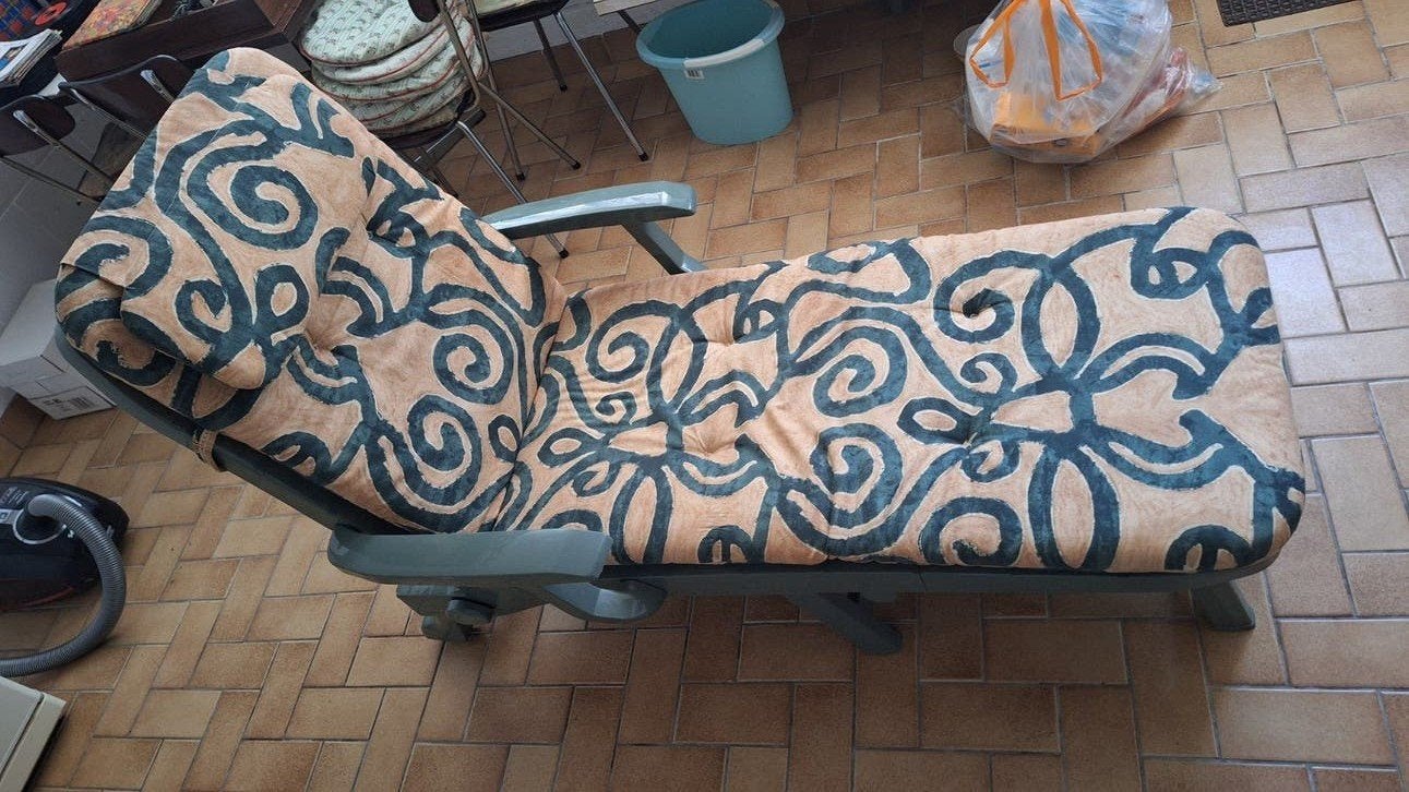 Curver ligbed, opklapbaar, zo goed als nieuw, Tuin en Terras, Ophalen, Zo goed als nieuw, Kunststof, Inklapbaar
