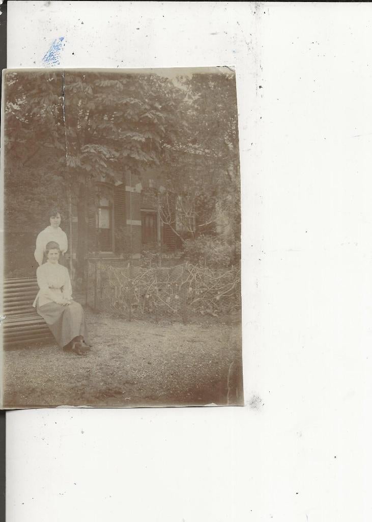 Delftsche Duinwater mij.Woonhuis 1886  Maria en Nelly Foto, Ophalen of Verzenden, Voor 1920, Ongelopen, Noord-Brabant