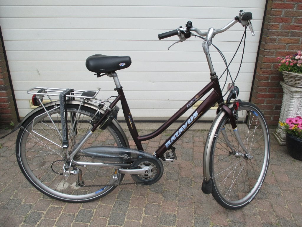 dames fiets met 21 versnellingen, Ophalen, Velgrem, Versnellingen, Batavus