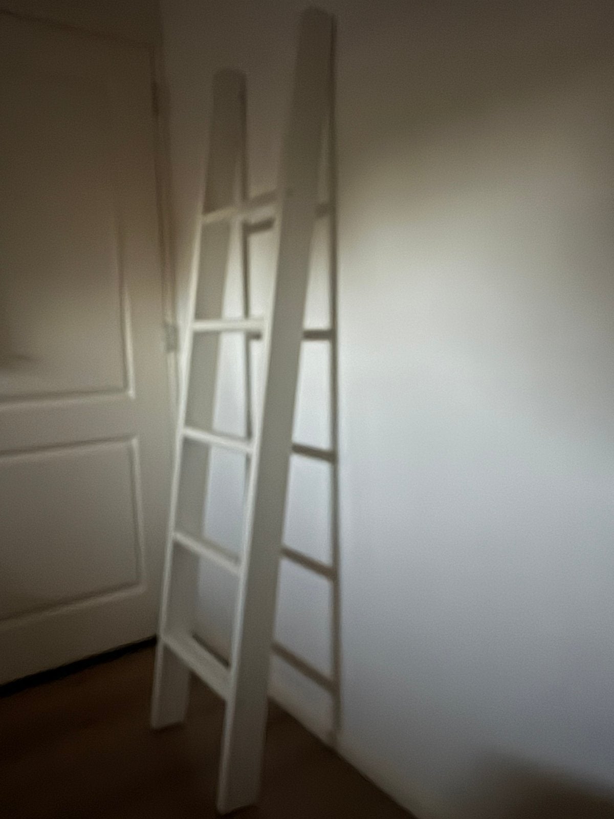 Houten ladder (sier), Huis en Inrichting, Ophalen, Hout, Zo goed als nieuw, Modern