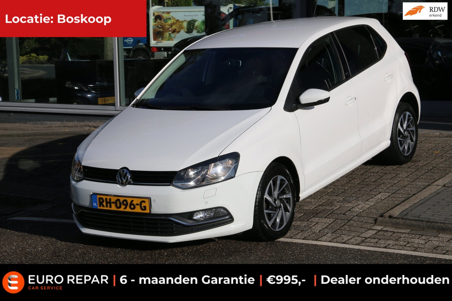 Volkswagen Polo 1.2 TSI Comfortline, Automatische klimaatregeling, Euro 6, 4 cilinders, Wit